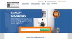 Desktop Screenshot of lf-hvidevareservice.dk